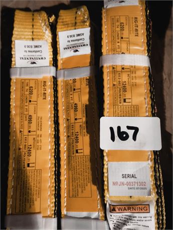 Lot 167 - Rig-It-Rite 6200 lb slings