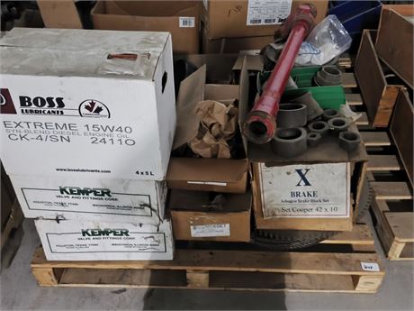 Lot 248 - Diesel Engine Oil, Pup Joint, Valves and Other