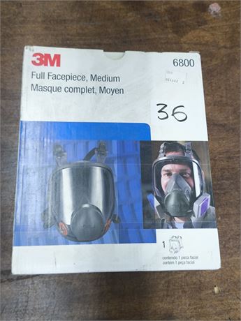 Lot 36 - 3M 6800 Full Face Respirator, Large