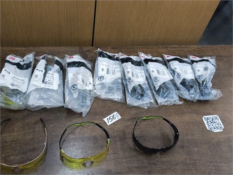 Lot 156 - Assorted safety glasses
