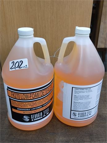 Lot 202 -  Georgia Steel FK270 low-foam-detergent