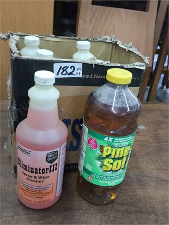 Lot 182 - Multi Shield Eliminator III spray & wipe cleaner, Pine sol