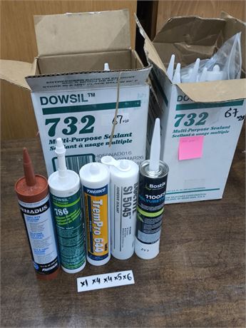 Lot 67 - Mixed sealant tubes