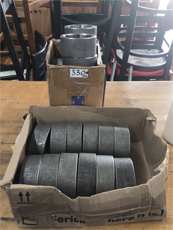 Lot 330 - Large threaded pipe fitting