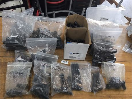 Lot 343 - Assorted screws and bolts