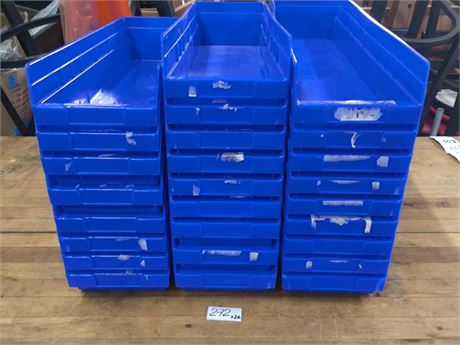 Lot 272 - Assorted plastic parts bins