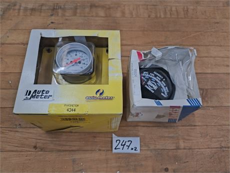 Lot 247 - Auto Meter pyrometer, Isspro pyrometer