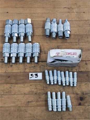Lot 313 - Hose barb steel industrial plug