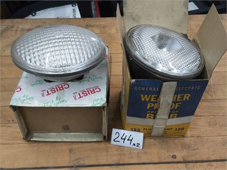 Lot 244 - GE weather proof reflection blub