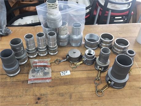 Lot 327 - Male couplings