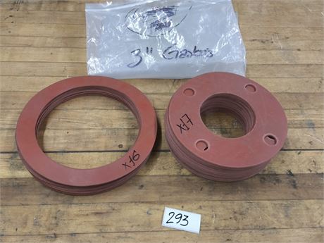 Lot 293 - 3" gaskets