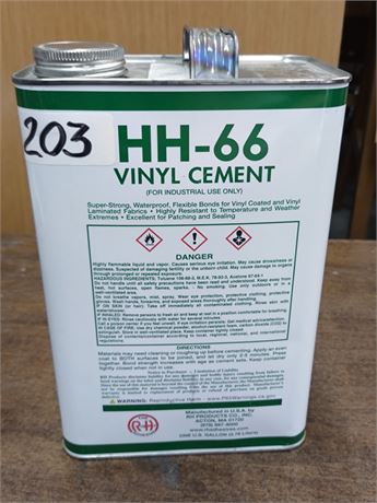 Lot 203 - HH-66 vinyl cement