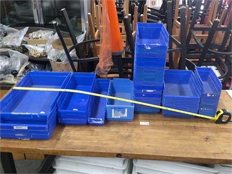 Lot 271 - Assorted plastic parts bins