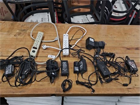 Lot 290 - Assorted cords, Power bars