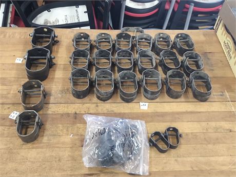 Lot 307 - Conduit clamps