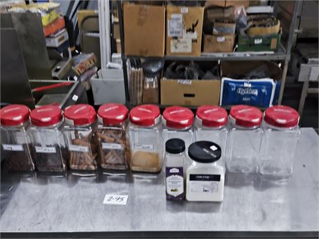 Lot 2-95 - Plastic Containers