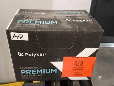 Lot 1-17 - Polykar Premium Garbage Bags