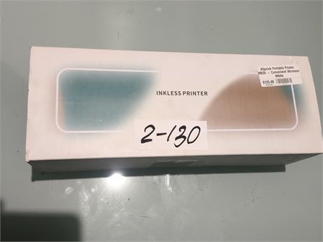Lot 2-130 - Portable Wireless Thermal Printer