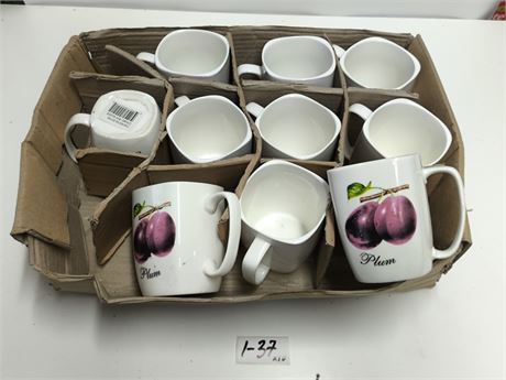 Lot 1-37 - Ceramic Mugs