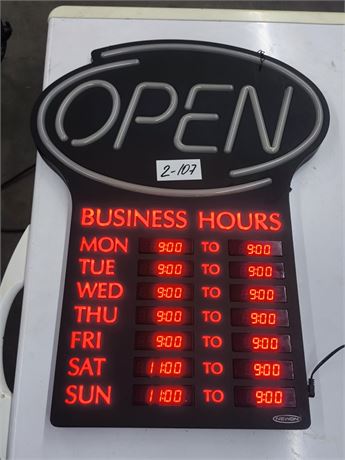 Lot 2-107 - LED Neon Signs