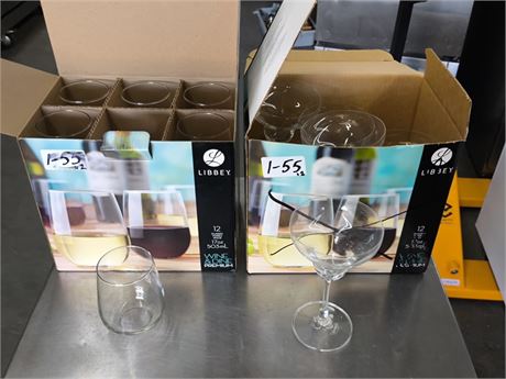 Lot 1-55 - Wine and Margarita Cups