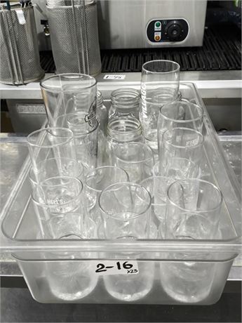 Lot 2-16-Miscellaneous Glass Ware