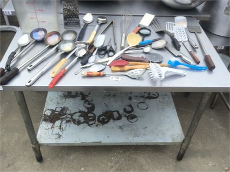 Lot 3-18 - Commercial Kitchen Utensils