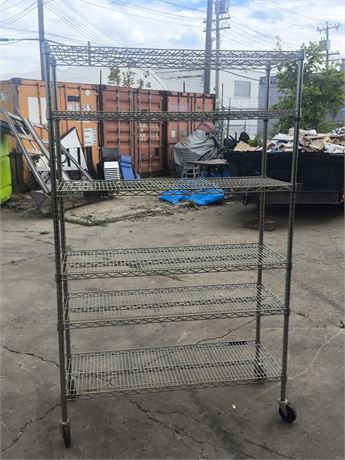 Lot 3-41 - Steel Wire Shelving Unit