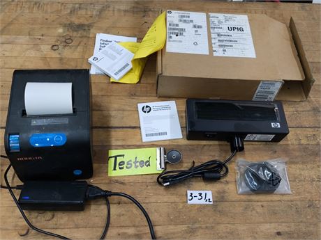 Lot 3-31 - Bluetooth Receipt Printer and POS Customer Display
