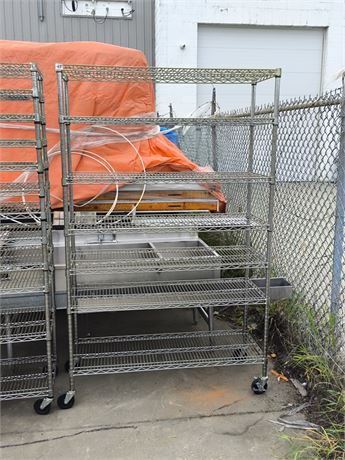 Lot 3-45 - Steel Wire Shelving Unit