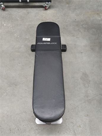 Lot 75 - Powerblock Flat Bench