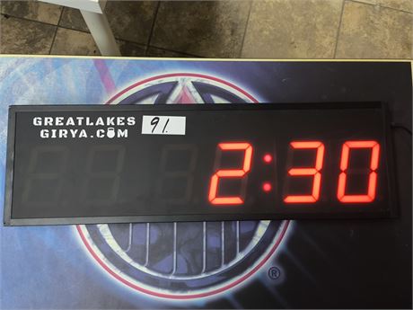Lot 91 - Greatlakes Digital Clock