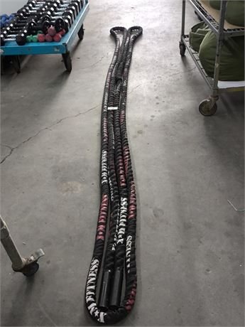 Lot 72 - XM Fitness 50' Premium Battle Rope with Sleeve