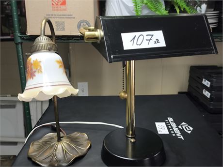 Lot 107 - Office Lamps
