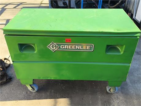 Lot - W-44 - Greenlee Rolling Jobsite Box