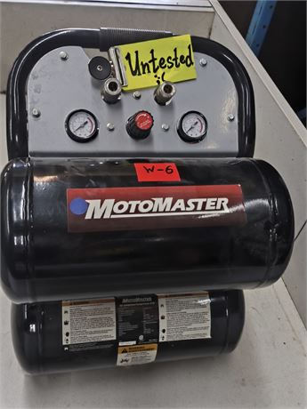 Lot - W-6 - Motomaster Air Compressor