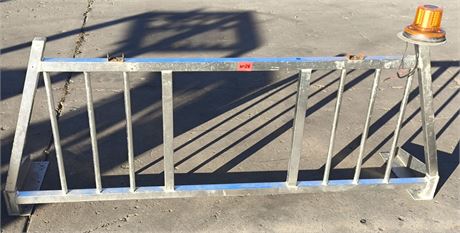 Lot - W-28 - Aluminum Headache Rack with Grote Beacon Light