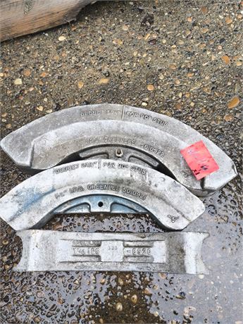Lot - W - 114 - Greenlee Hydraulic Bender Curved Shoes (Disc)
